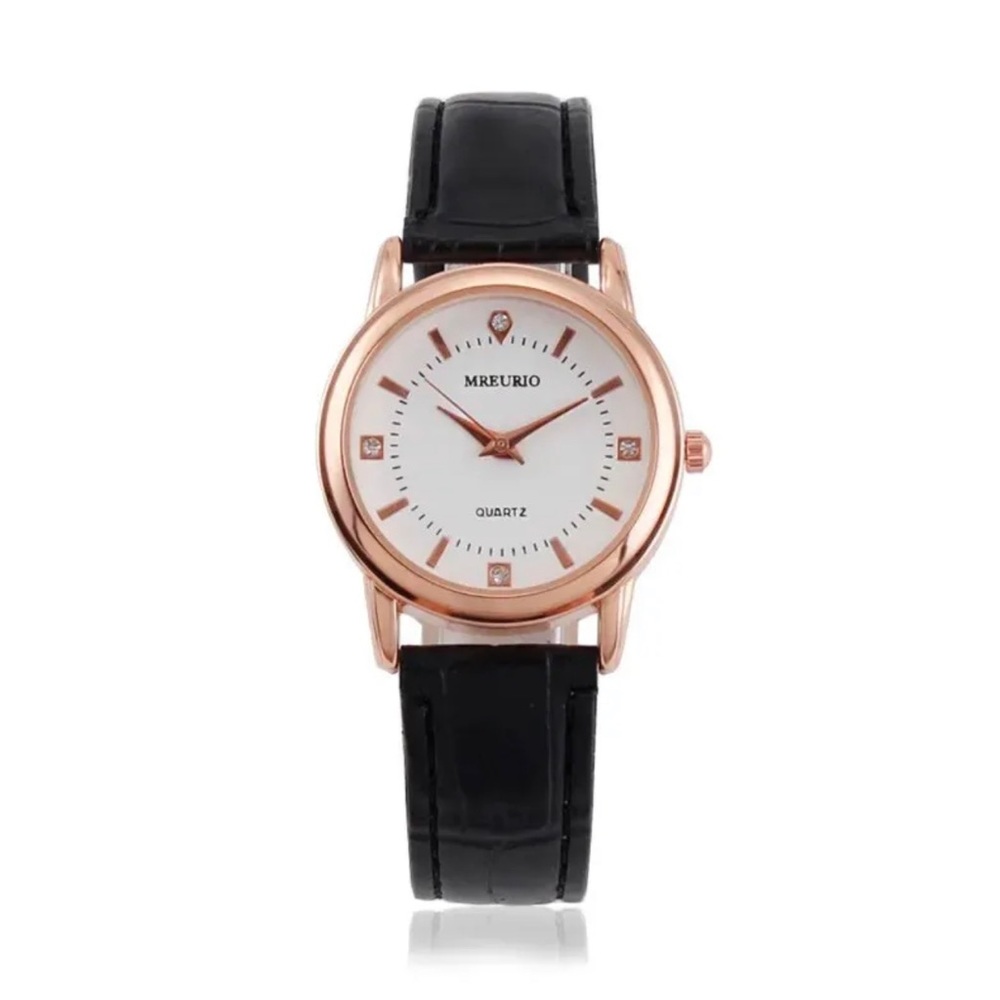 Rose Gold Mreurio Quartz Watch - Elegant Timepiece